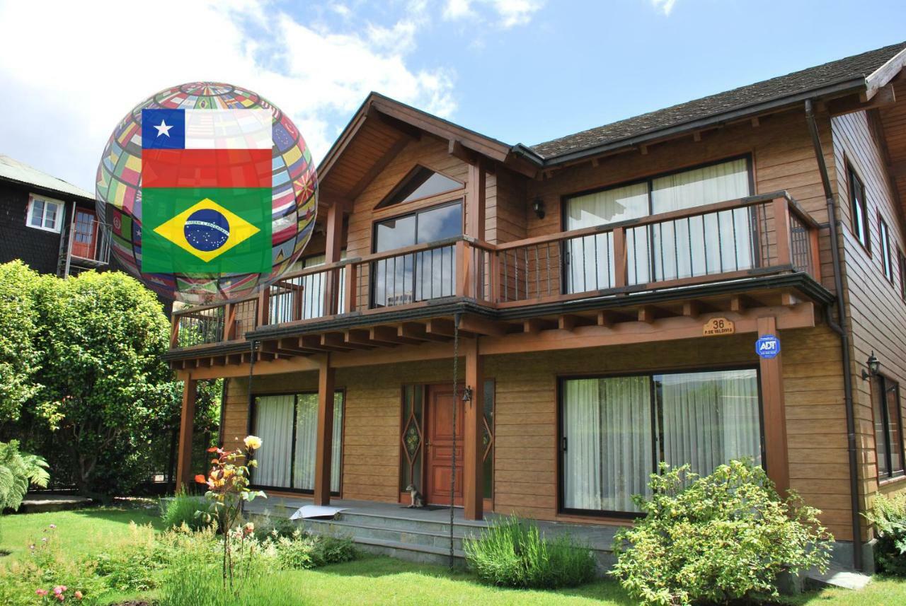 Frontera Pucon Hostel B&B المظهر الخارجي الصورة